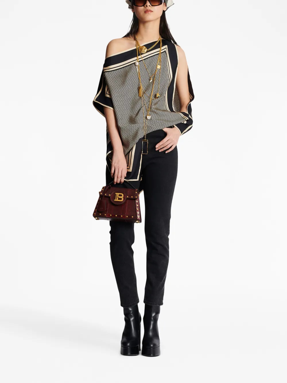 High-Rise Slim-Cut Jeans