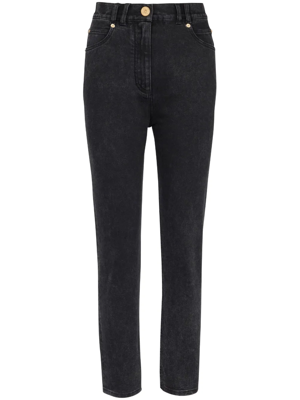 High-Rise Slim-Cut Jeans