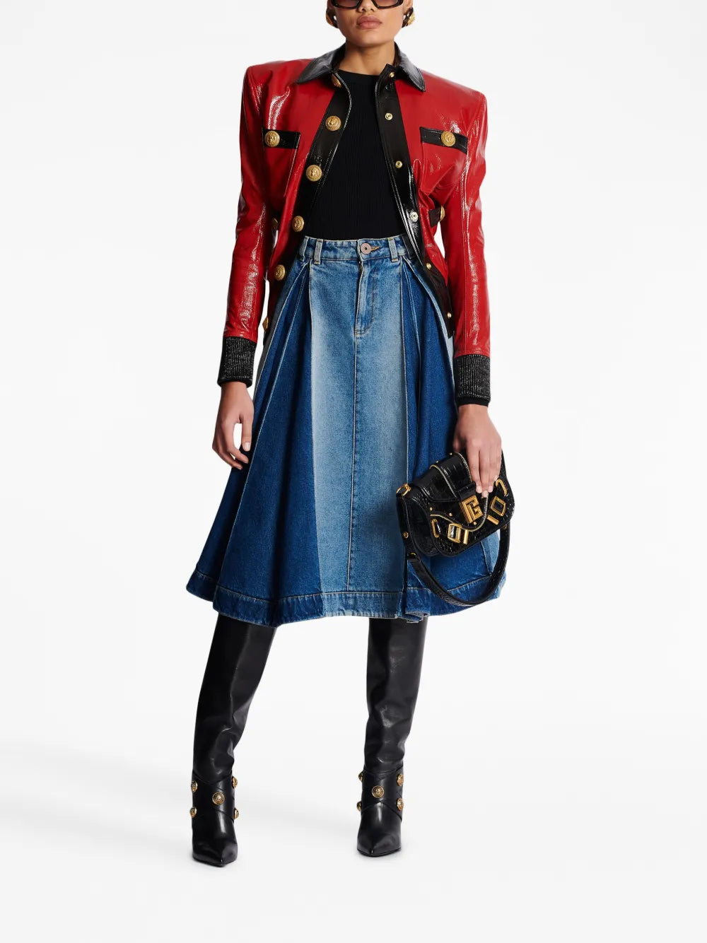 Shoulder-Pad Sweater