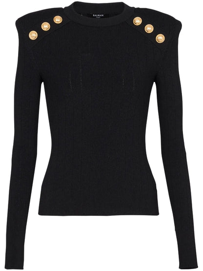 Shoulder-Pad Sweater