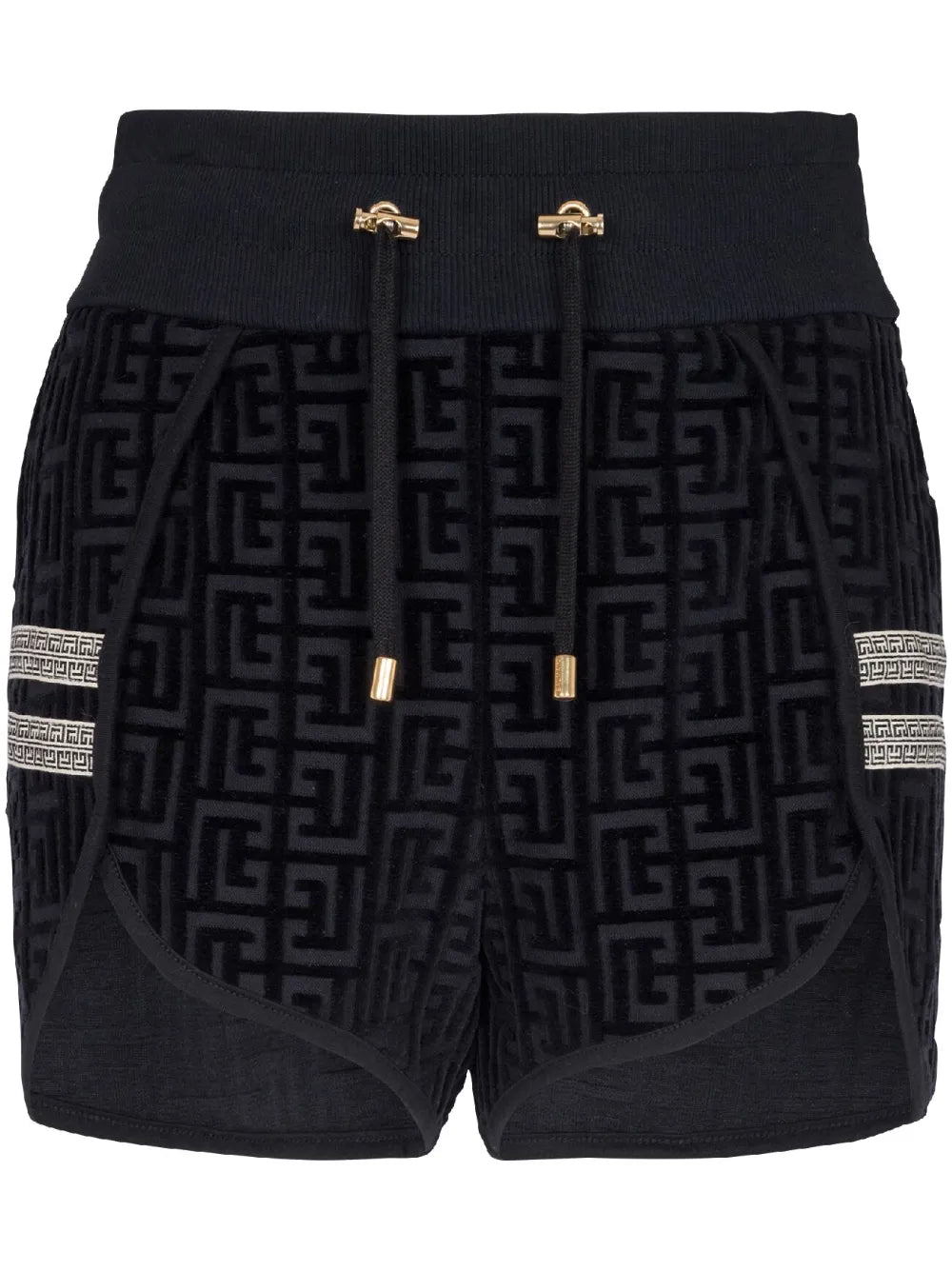 Monogram-Pattern Mini Shorts