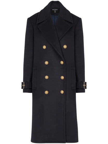 Double-Breasted Wool Coat