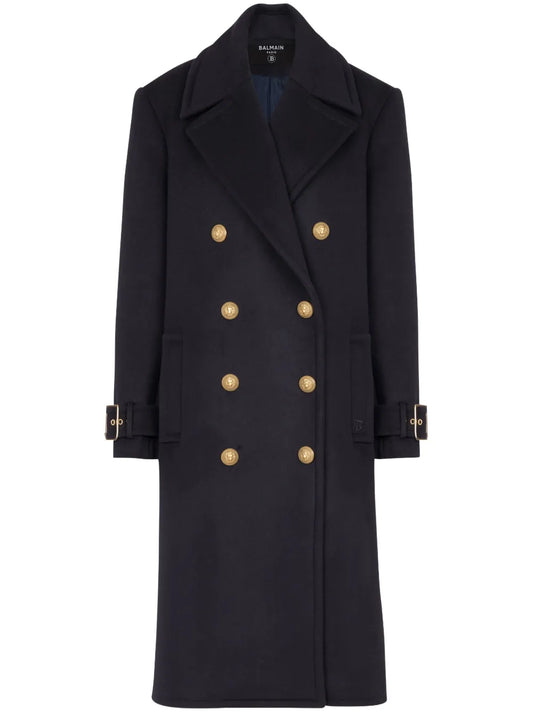 Double-Breasted Wool Coat