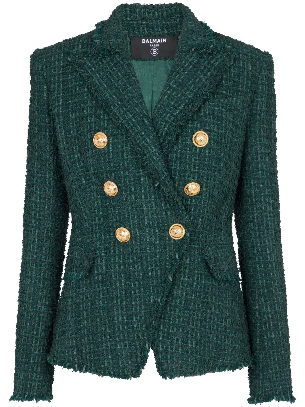 Double-Breasted Tweed Jacket