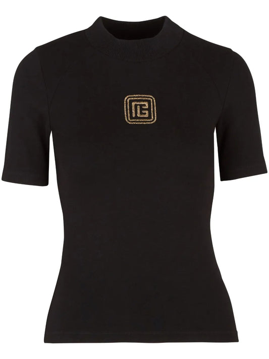 Retro Logo-Embroidered T-Shirt