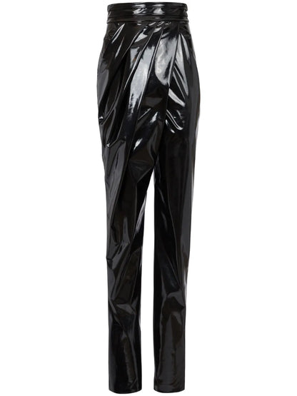 Asymmetric Draped Trousers