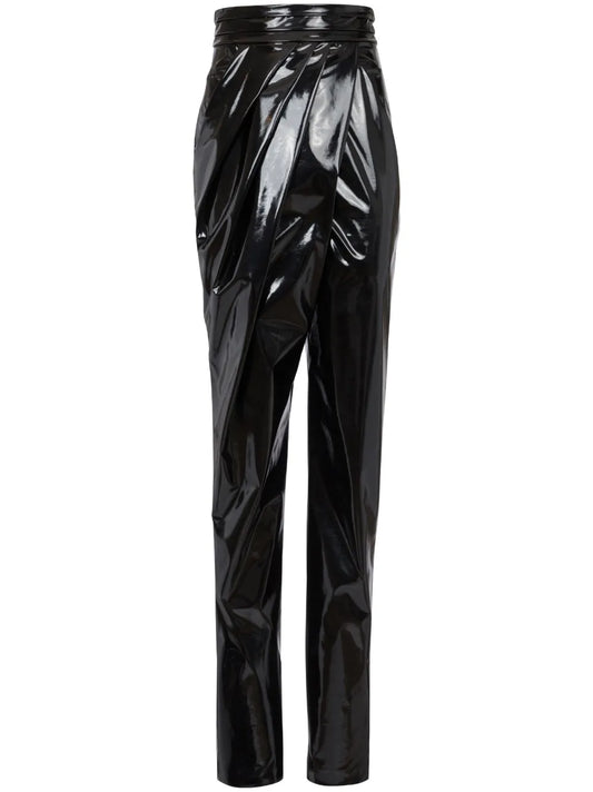 Asymmetric Draped Trousers