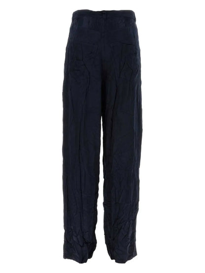 High-Waist Straight-Leg Trousers