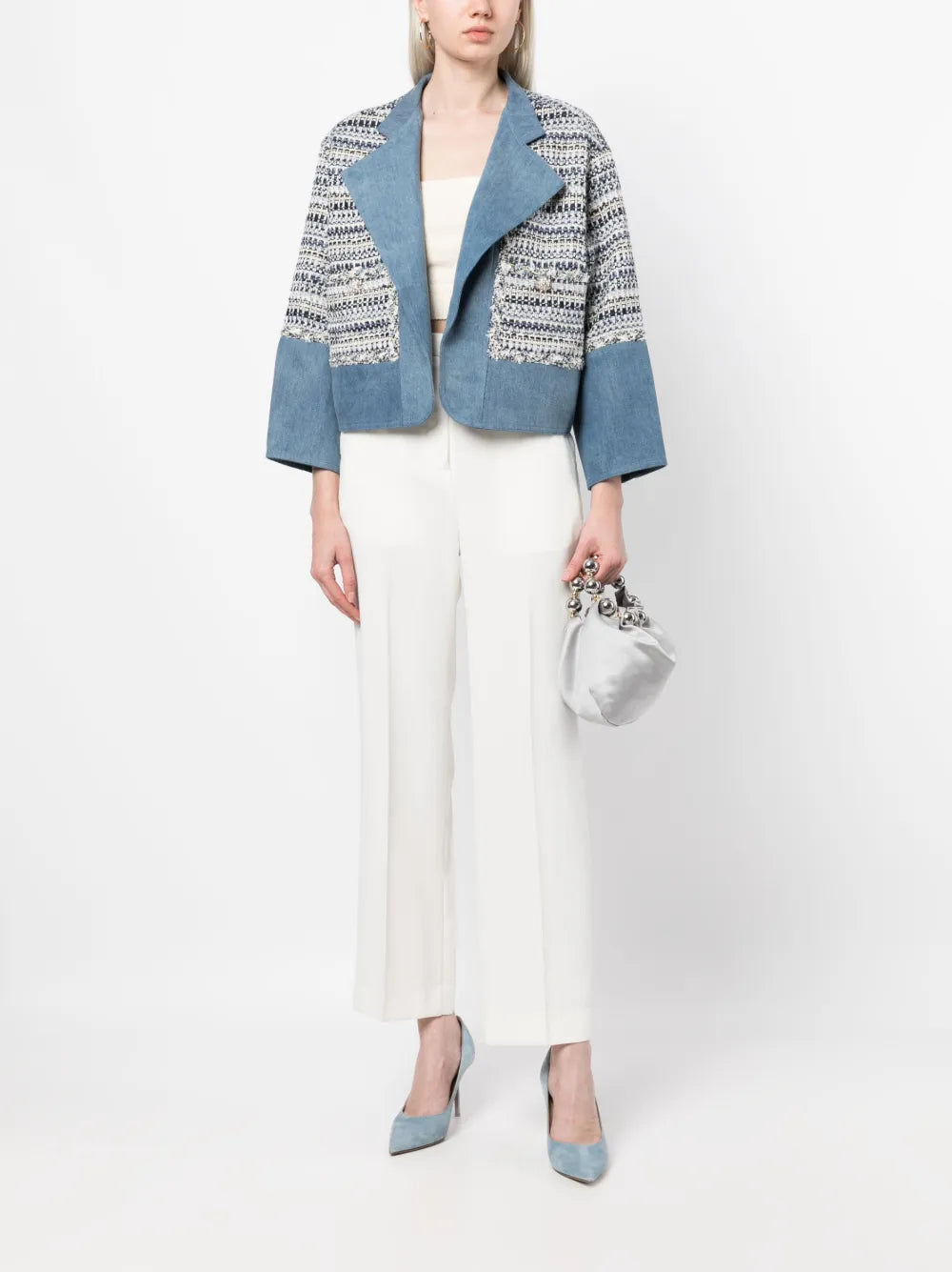 Knitted Open Front Jacket