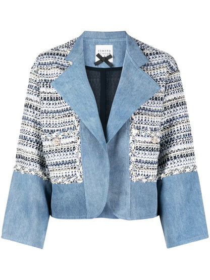 Knitted Open Front Jacket