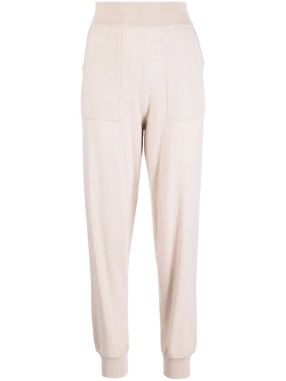 Seam-Detail Cashmere Track Pants