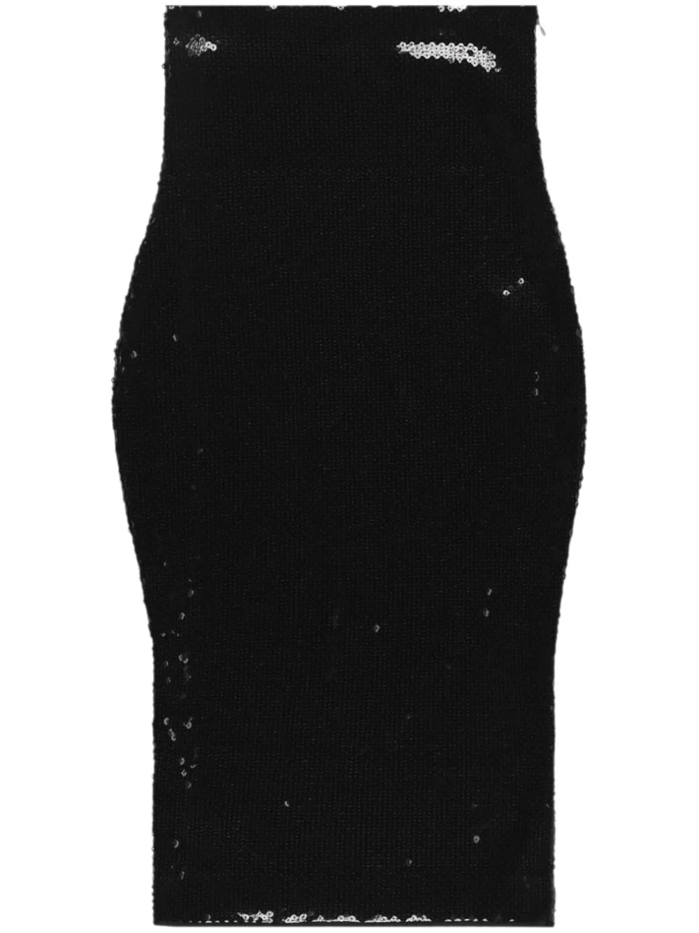 Sequin-Embellished Midi Skirt