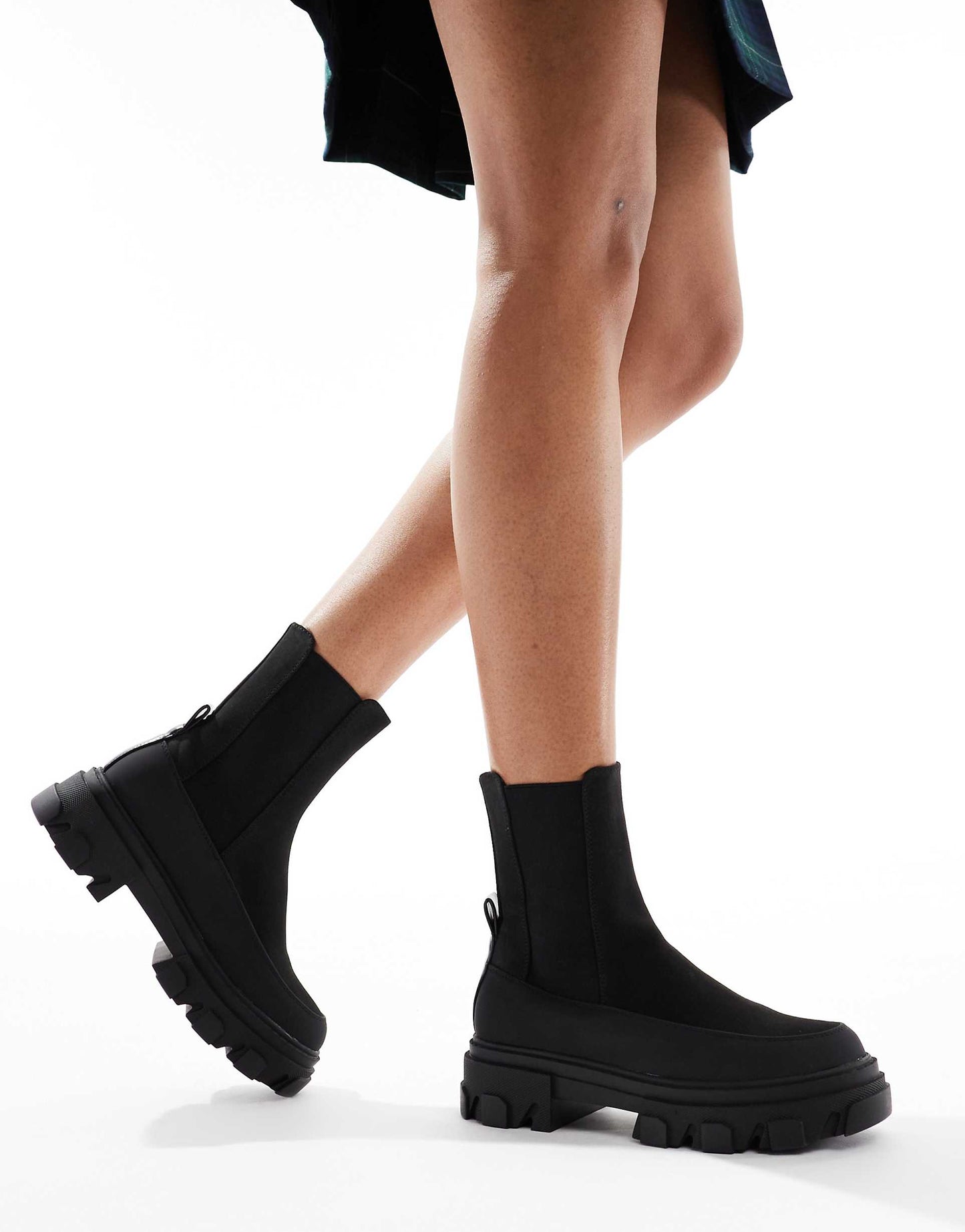 Chunky Sole Pull On Boots