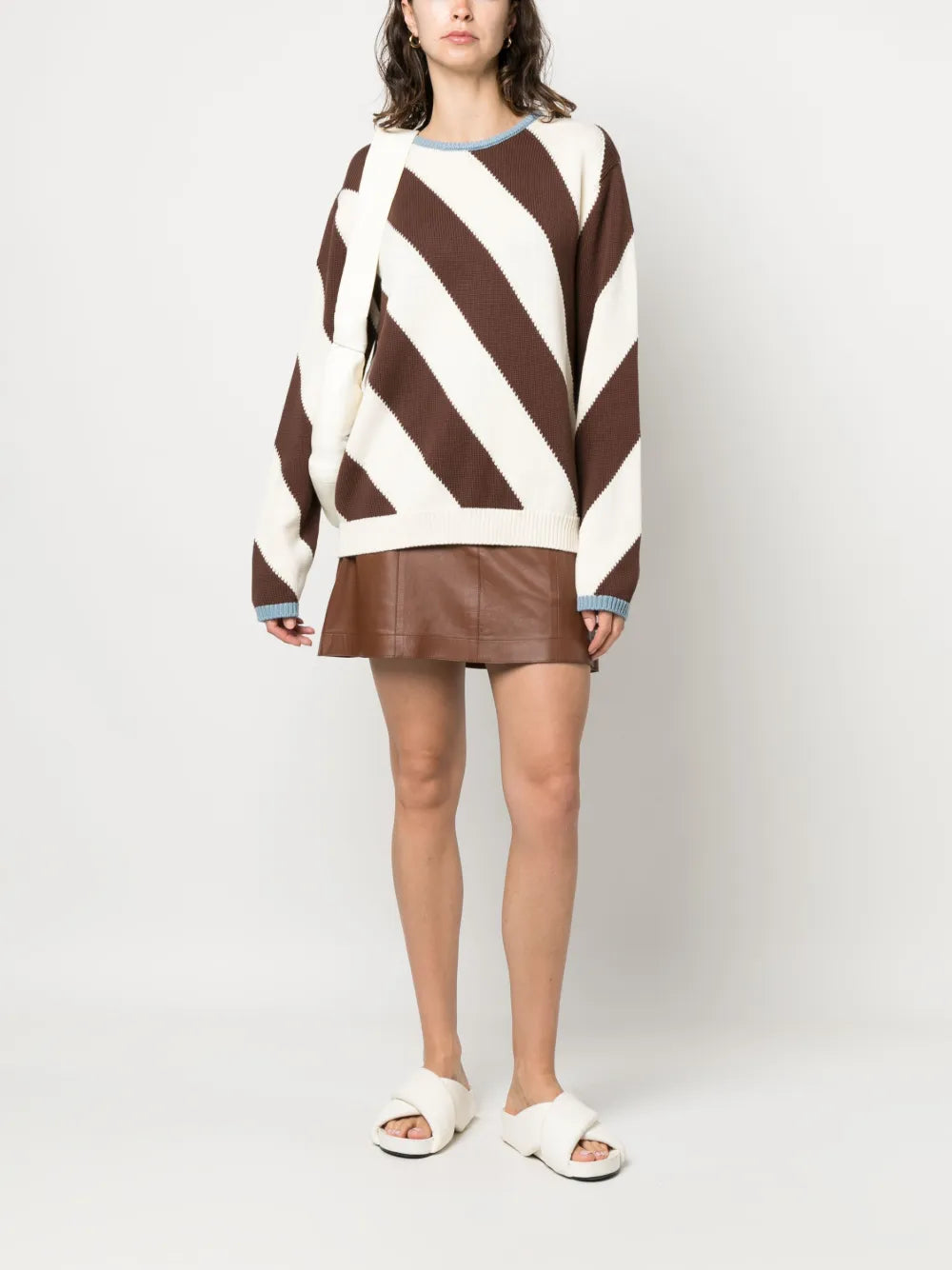Veneziana Striped Cotton Jumper