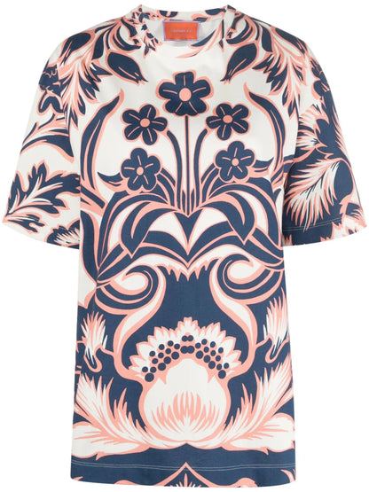 House Floral-Print T-Shirt
