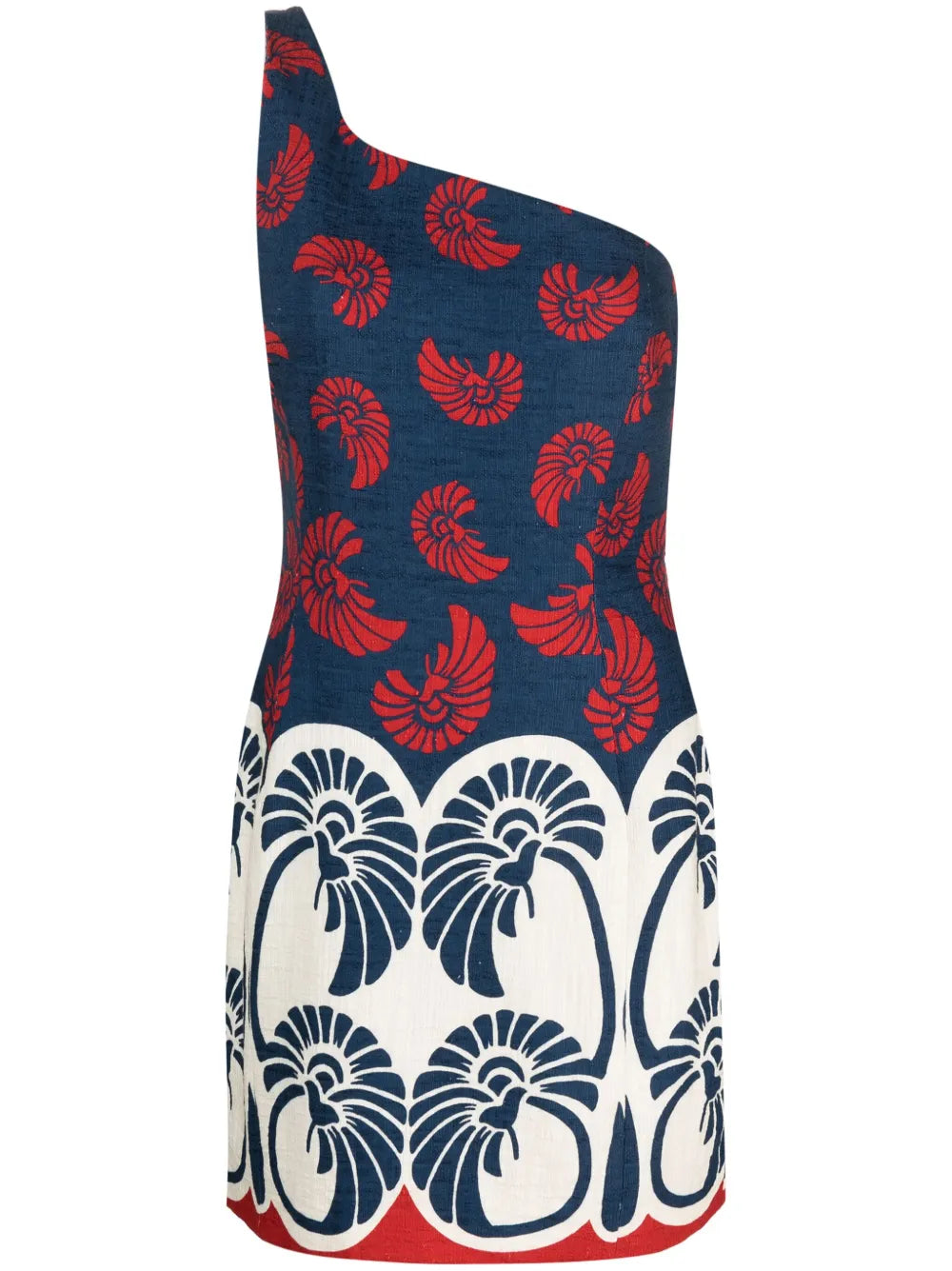 Palmetto Placée-Print Minidress