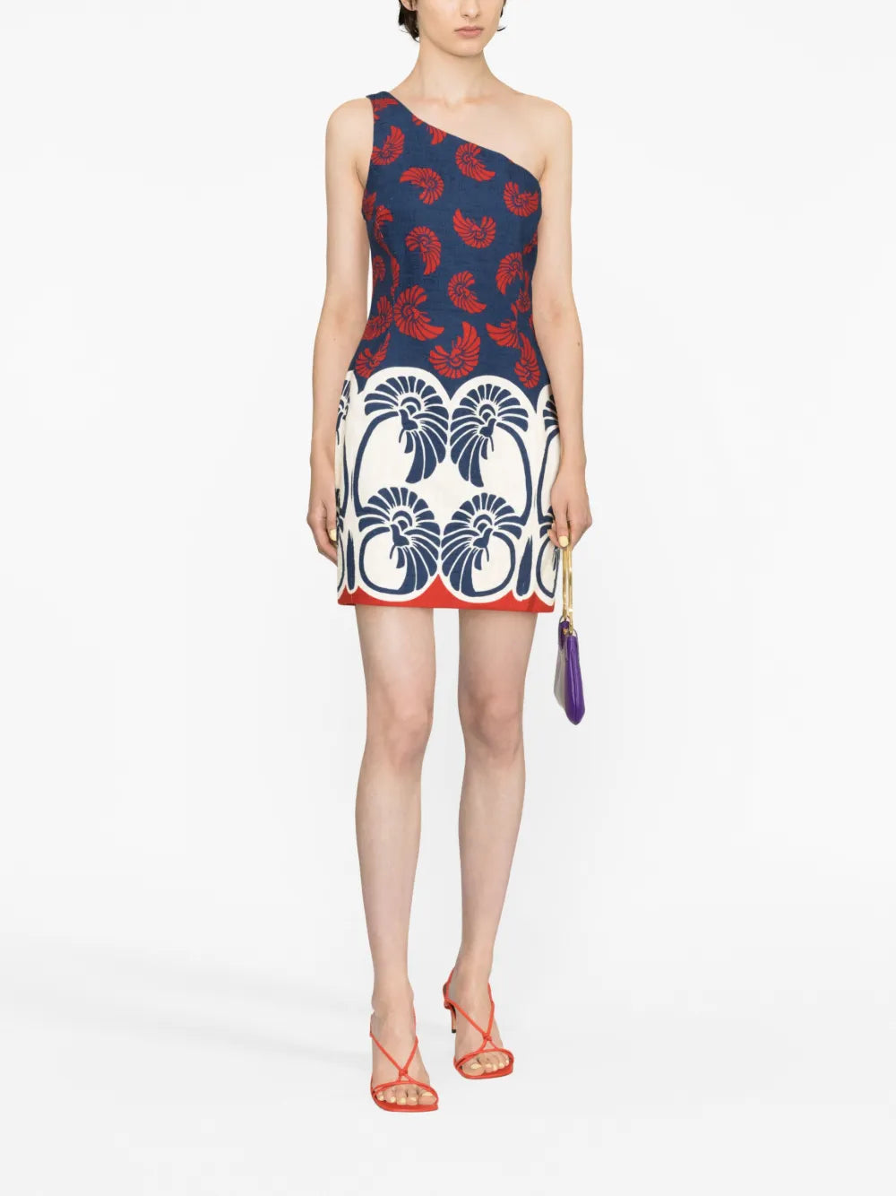 Palmetto Placée-Print Minidress