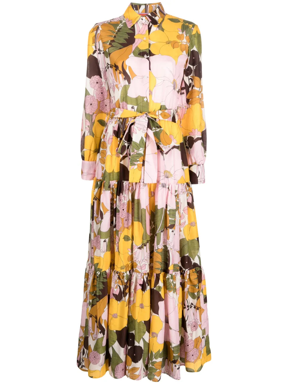 Bellini Floral-Print Shirtdress