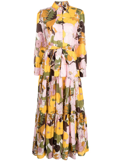 Bellini Floral-Print Shirtdress