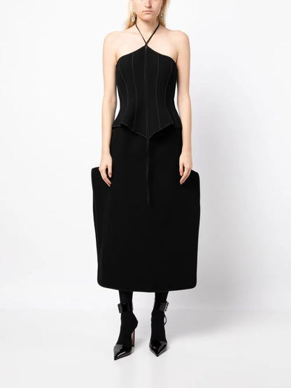 Pureness Cut Away Skirt