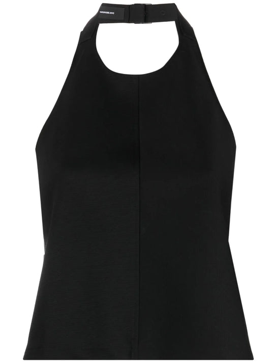 Halterneck Wool Top