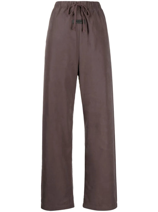 Logo-Patch Drawstring-Waist Trousers