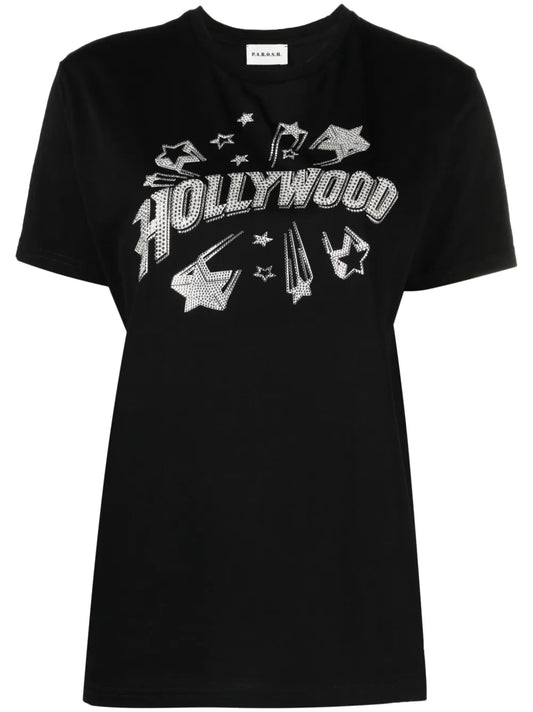 Slogan-Print Cotton T-Shirt