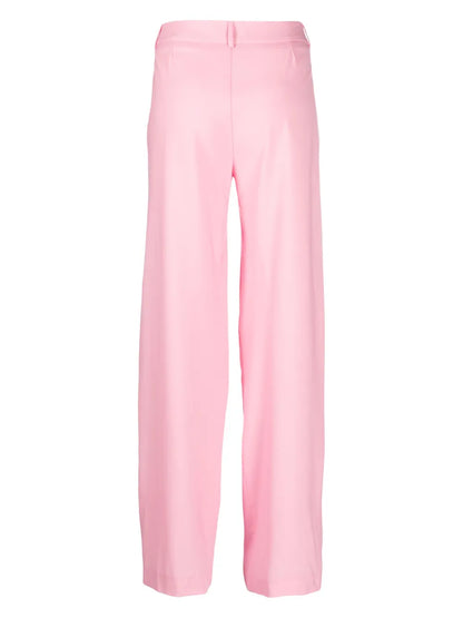 Logo-Embossed Wide-Leg Trousers