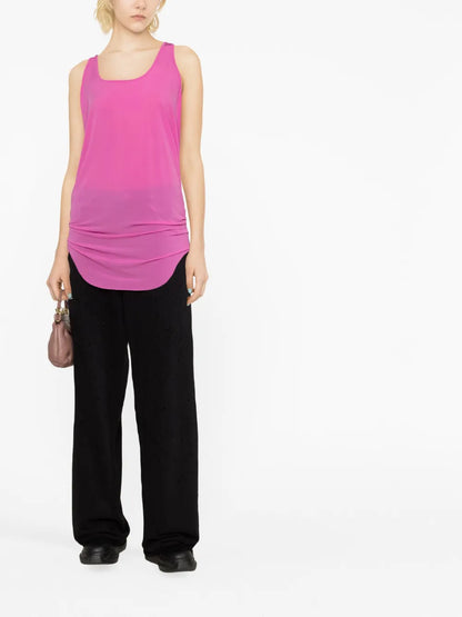Raw-Cut Asymmetric Tank Top
