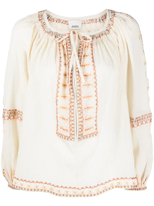 Clive Sequin-Embellished Blouse
