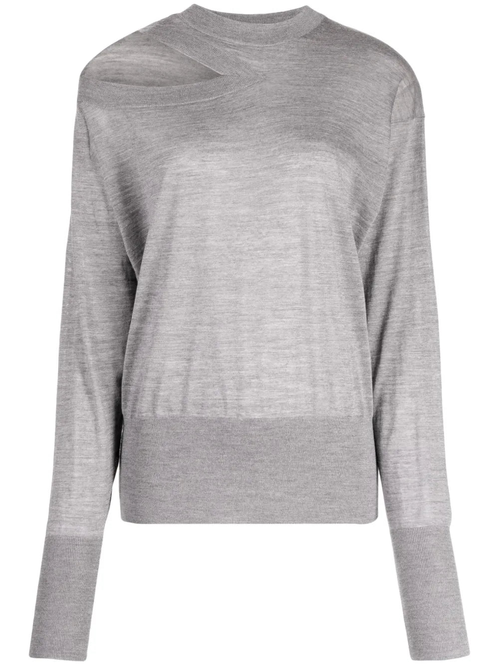 Fine-Knit Cut-Out Jumper