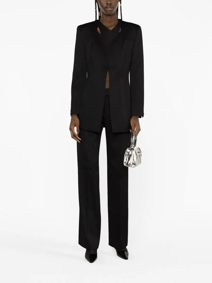 Wool Wrap Blazer