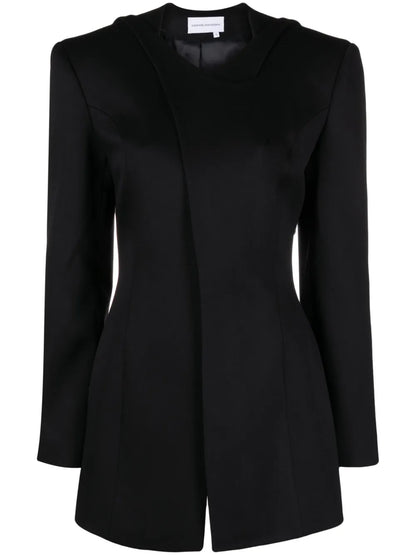 Wool Wrap Blazer