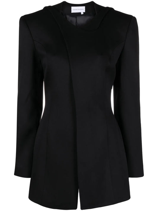 Wool Wrap Blazer