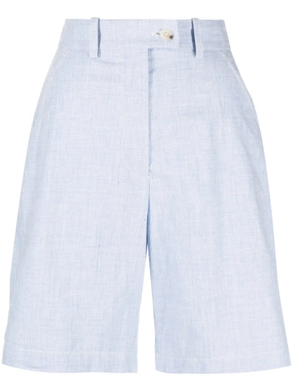 Tailored Linen Shorts