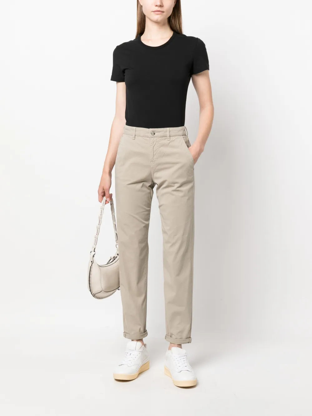 Logo-Print Straight-Leg Trousers
