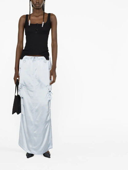 Logo-Embroidered Sleeveless Top