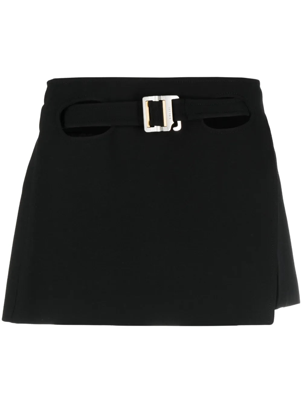 Belted Cutout Miniskirt