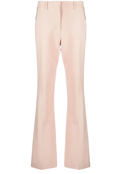 Side-Stripe Flared Trousers