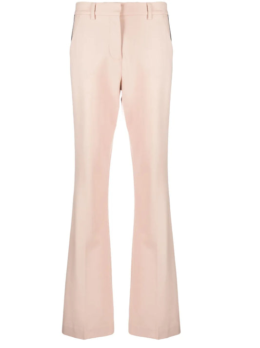 Side-Stripe Flared Trousers