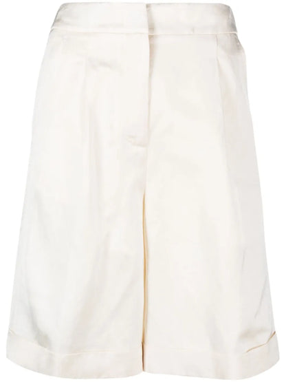 High-Waisted Tailored Shorts
