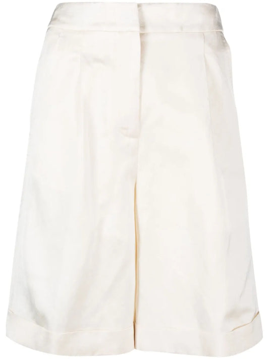 High-Waisted Tailored Shorts