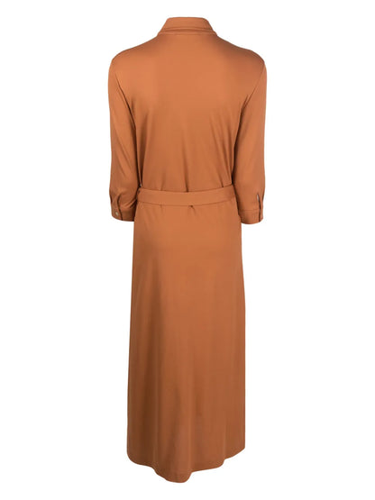Long-Sleeve Midi Dress
