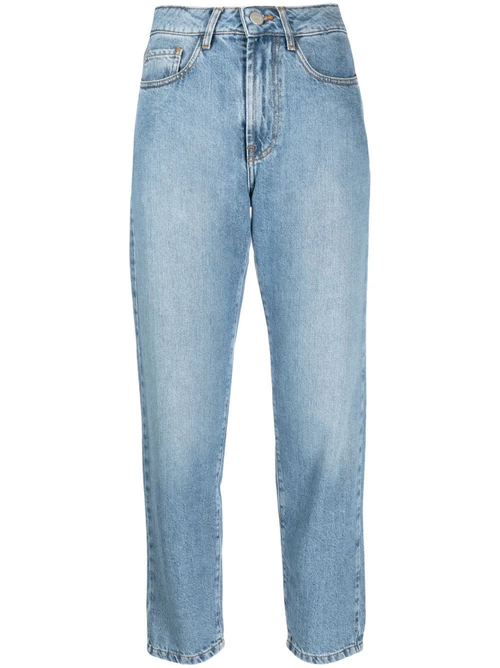 Tapered Cropped Jeans