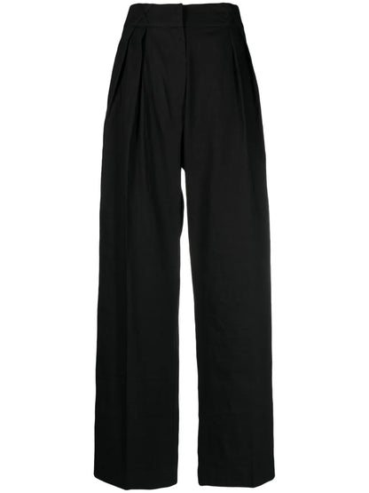 Straight-Leg Tailored Trousers