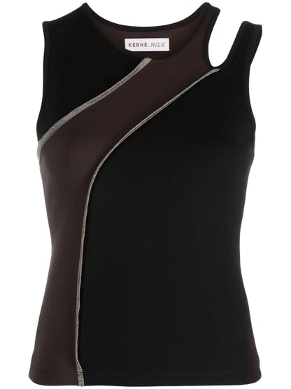 Hole Fine-Knit Tank Top