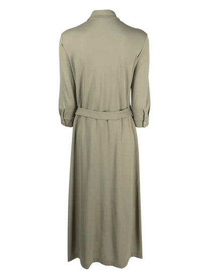 Long-Sleeve Midi Dress