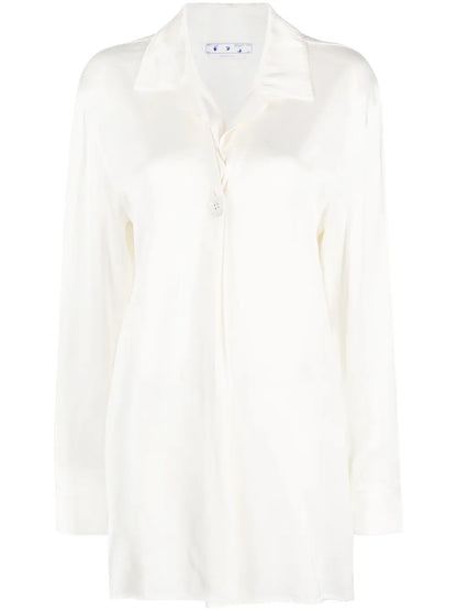 Satin Long-Sleeve Shirt