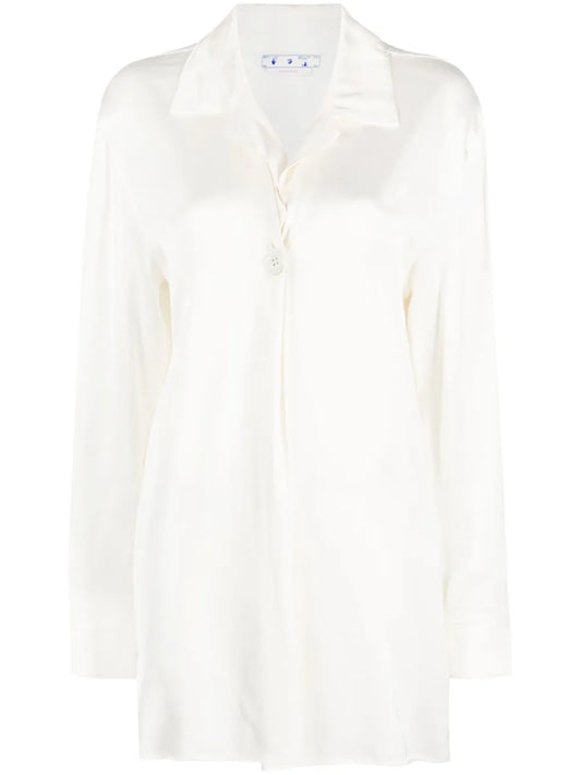 Satin Long-Sleeve Shirt
