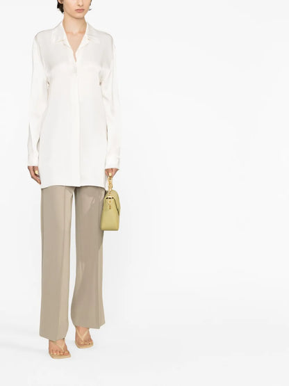 Satin Long-Sleeve Shirt